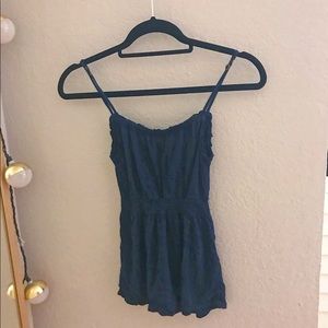 Navy blue tank top
